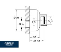 MEDIDAS RACOR en S CHIARA GROHE